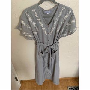 Piper and Scoot Grey MIDI Dress